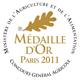 Médaille d'Or - Concours salon de l'agriculture - Paris